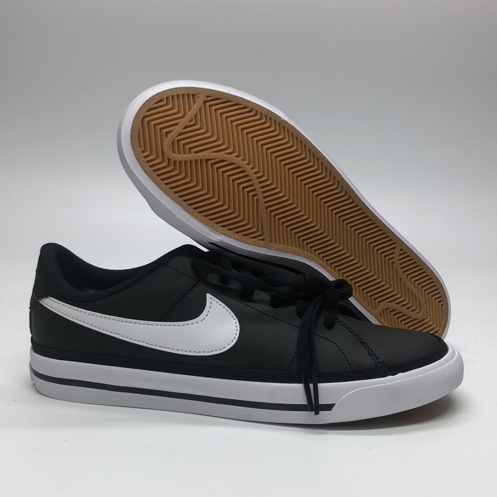 Nike Court Legacy (GS) Black/White DA5380-002 New with Box - Picture 3 of 7